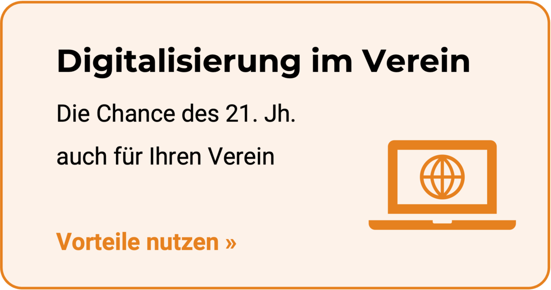 Digitalisierung für Vereine & Verbände - Vereinssoftware - Digitalisierung - ehrenamt24